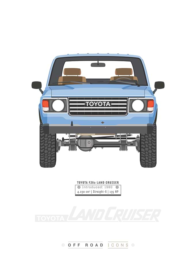 FJ60 light blue
