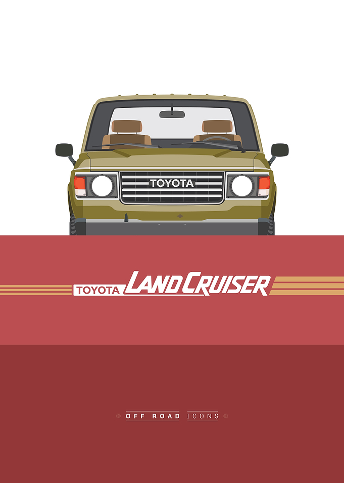 FJ60 Olive red