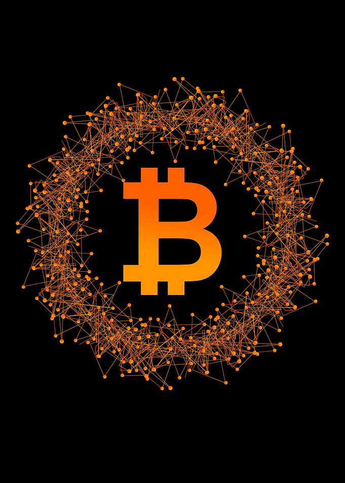 Bitcoin Symbol abstract