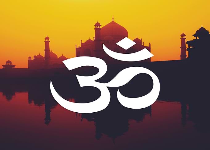 Taj Mahal Om Symbol