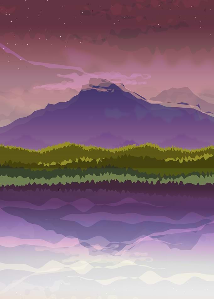 Mountain Mirror Orange