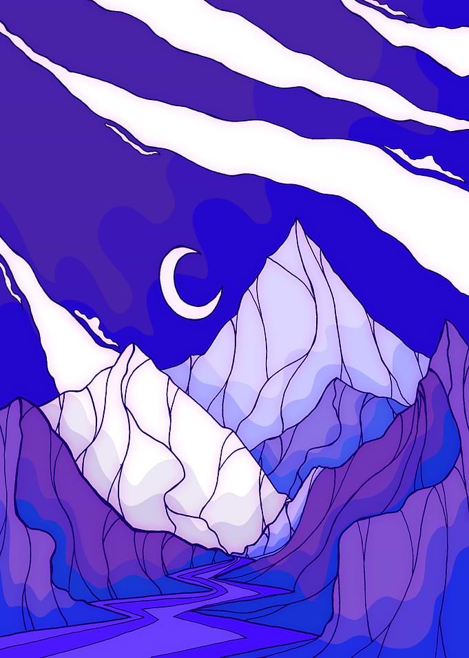 Deep purple lands