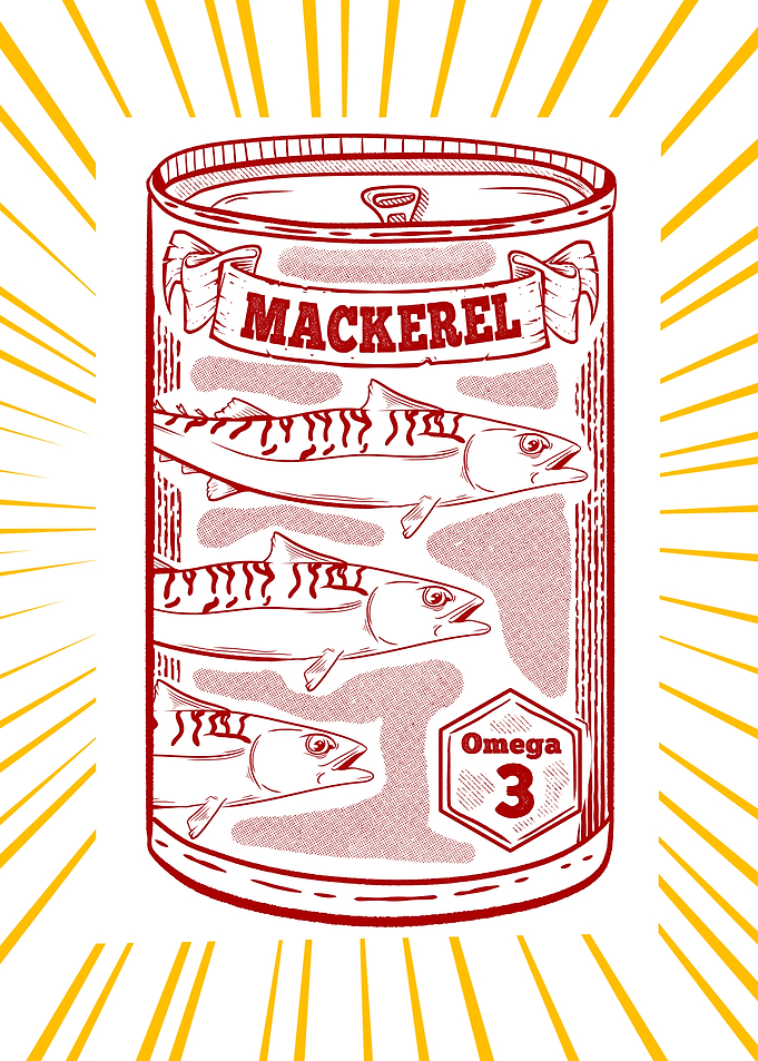 Tin of mackerel