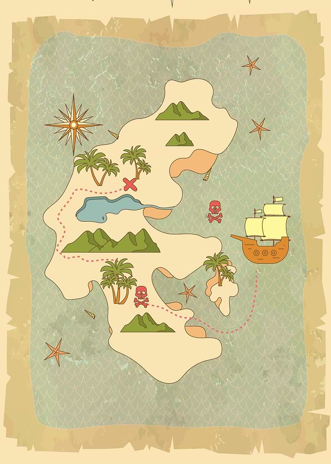 Pirates fantasy maps