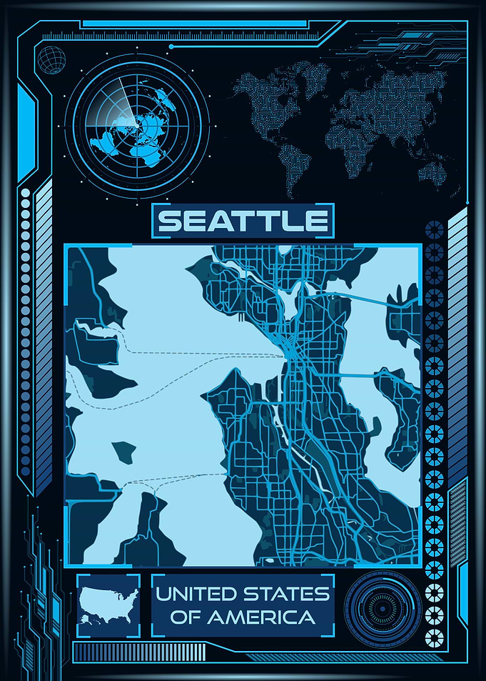 SEATTLE MAP USA