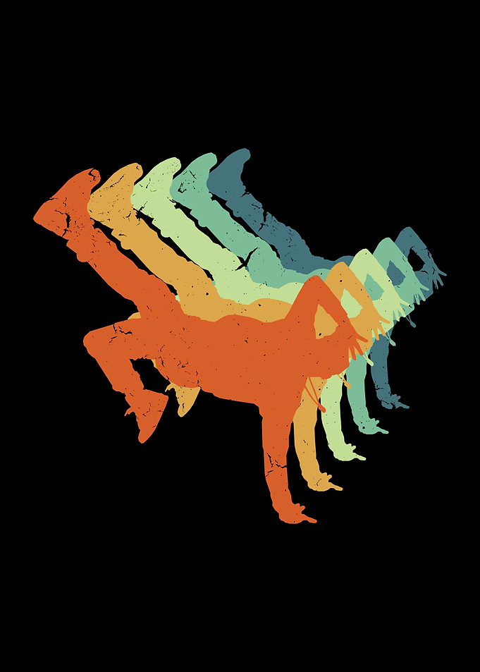 Break Dance Cool Retro