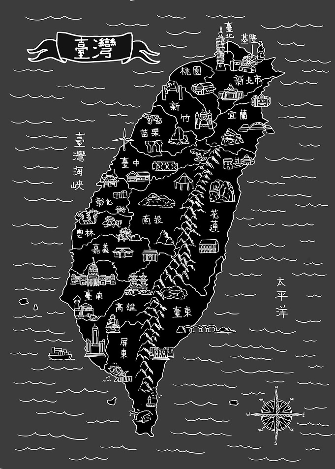 Dark Map of Taiwan