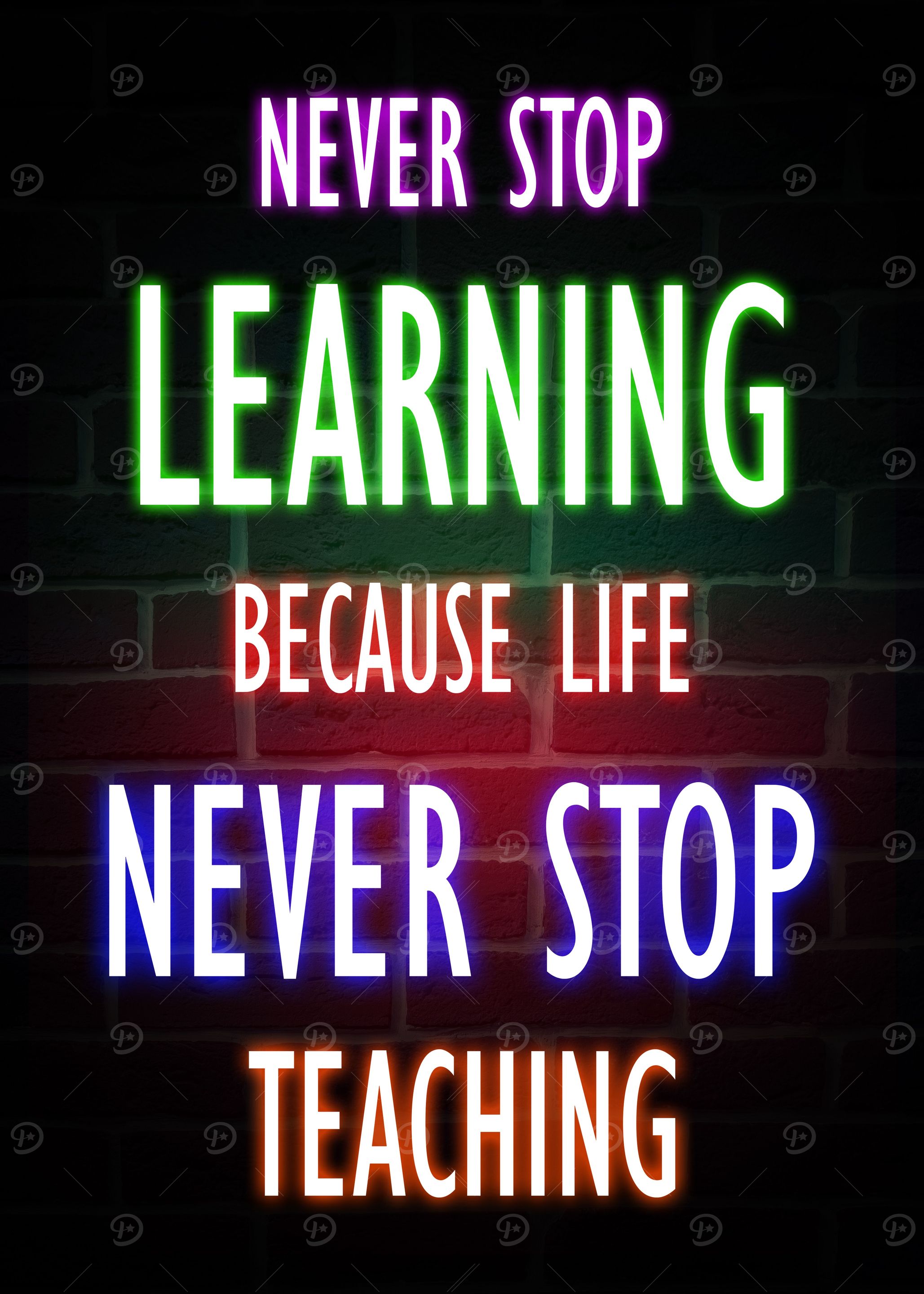Never Stop Learning