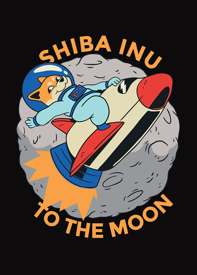 Shiba Inu coin to the moon