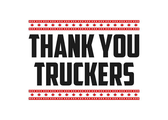 Thank You Canada Truckers