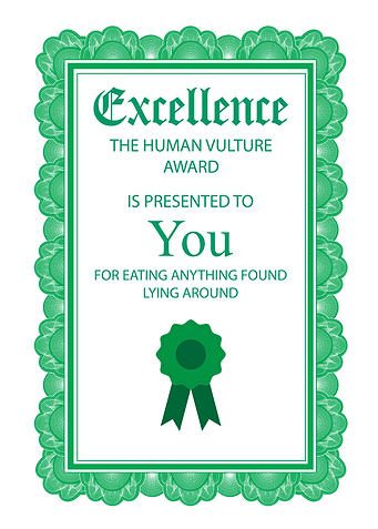 Certificate Funny Wall Art