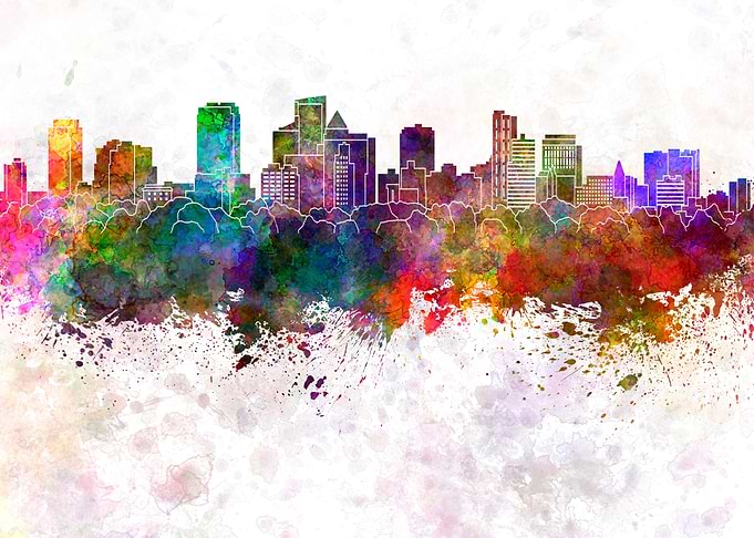 Fort Lauderdale FL skyline
