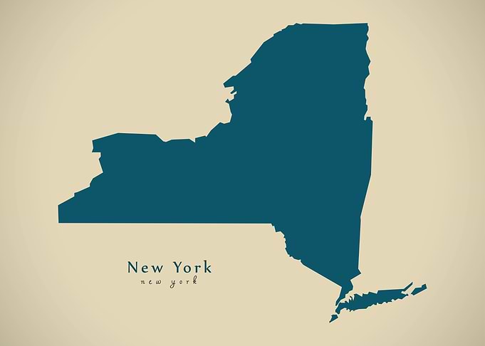 New York federal state map