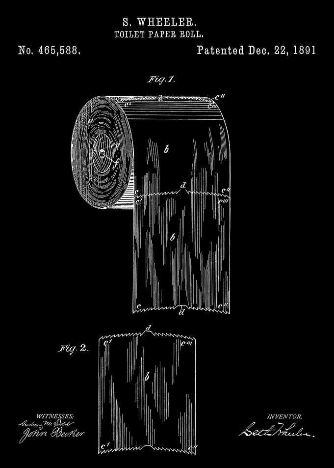 Toilet paper 1891