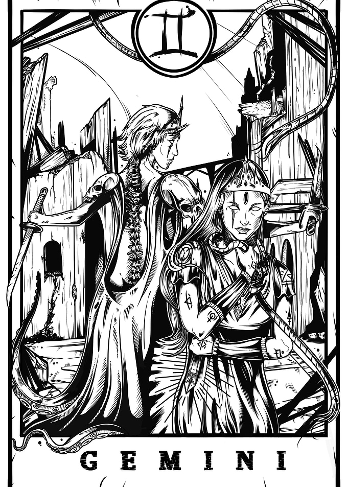 Gemini Zodiac Tarot