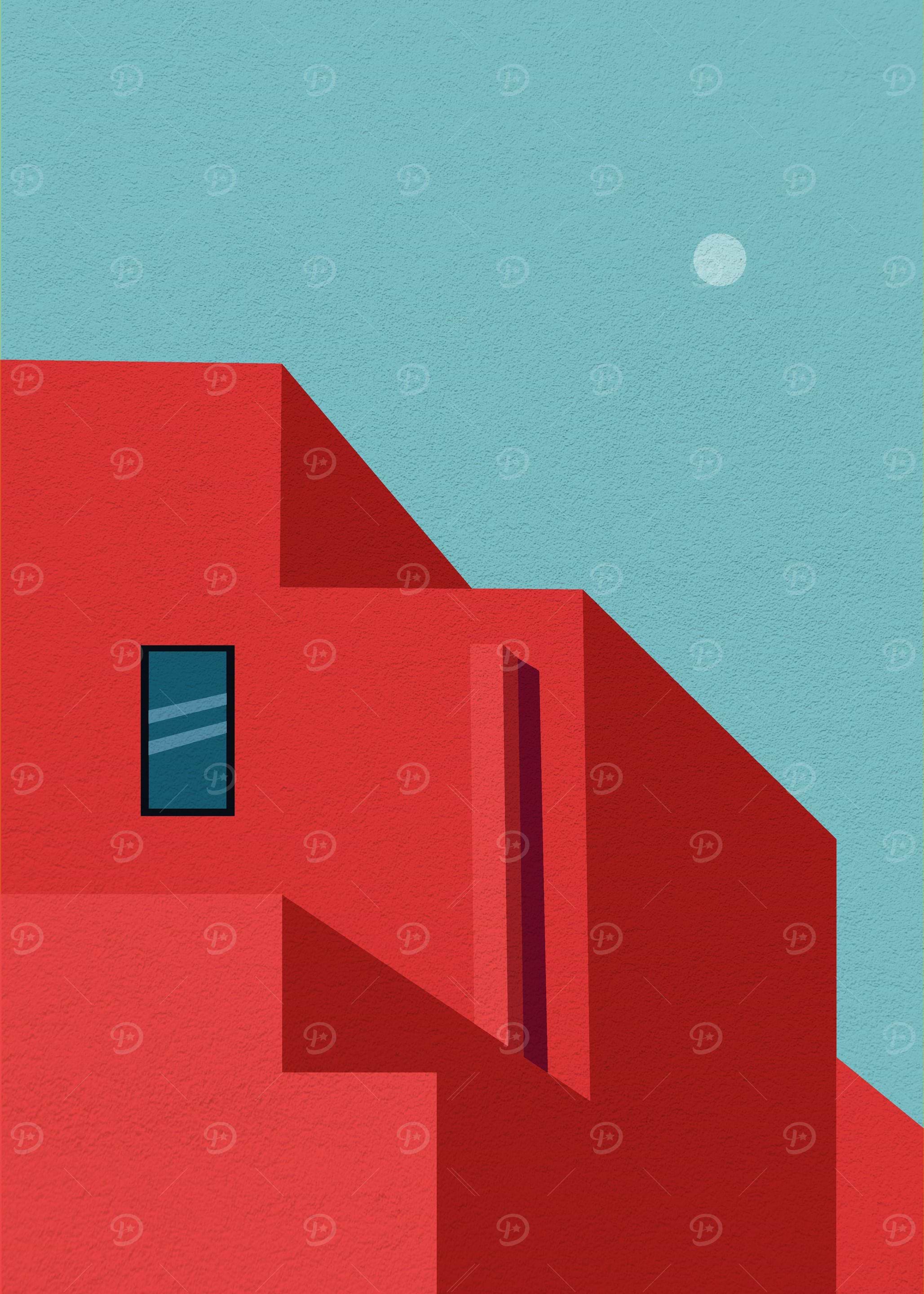 Magnificent red building