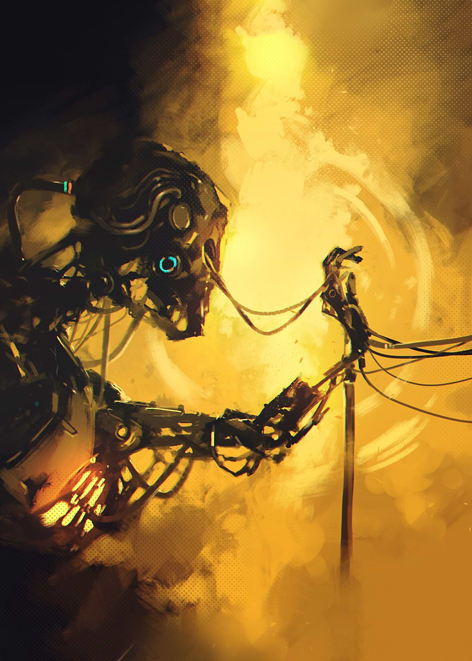 Robot in Yellow