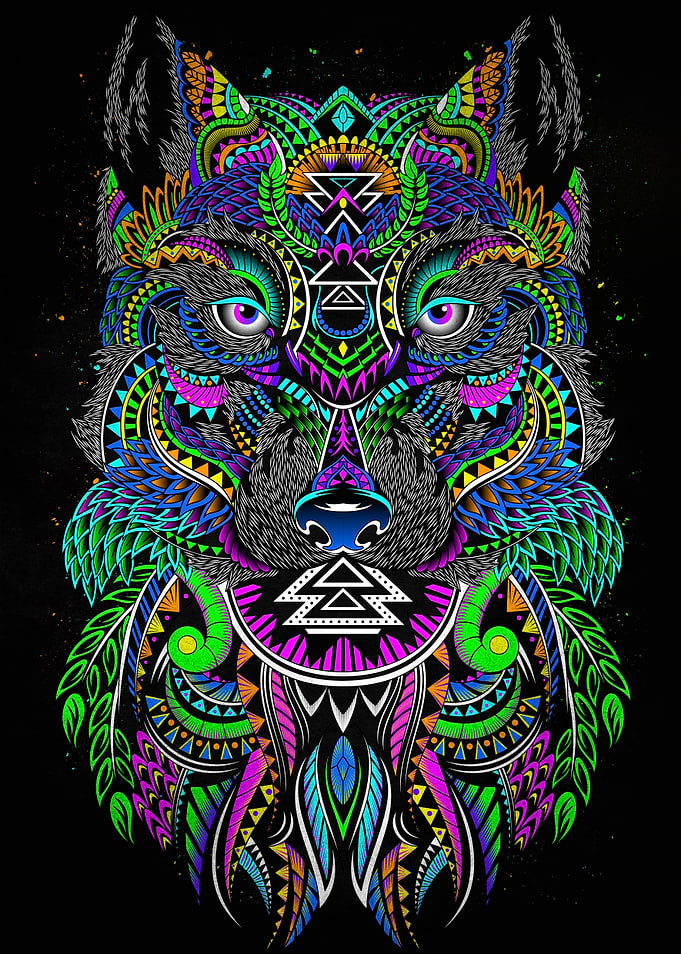 wolf boho