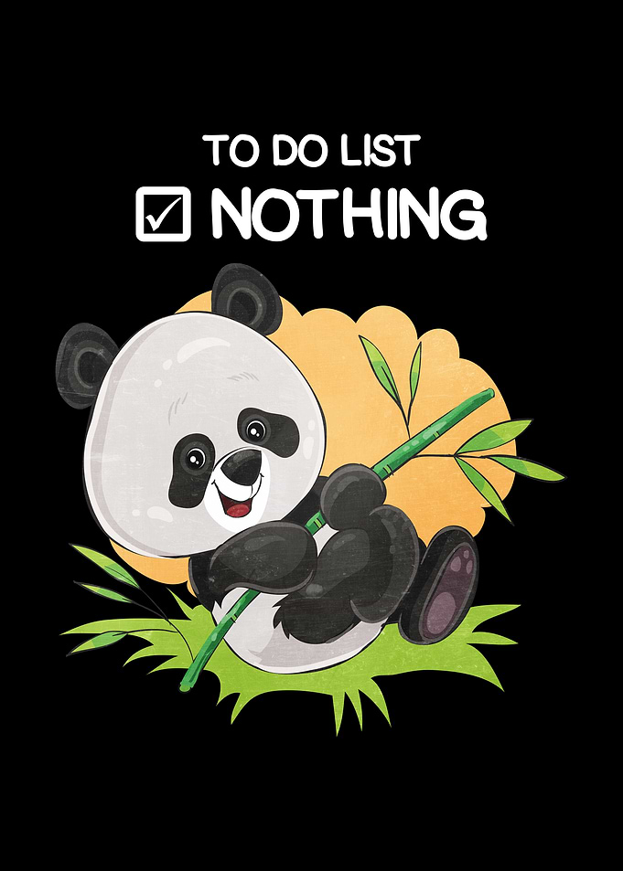 Relaxing Panda