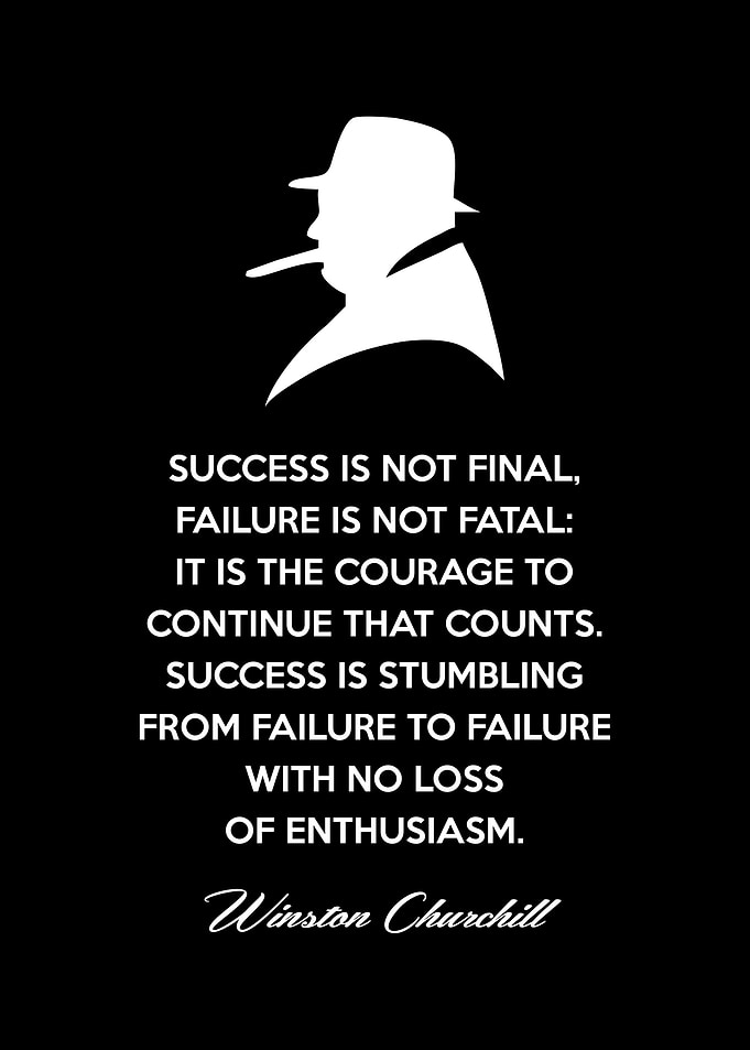 Winston Churchill Success