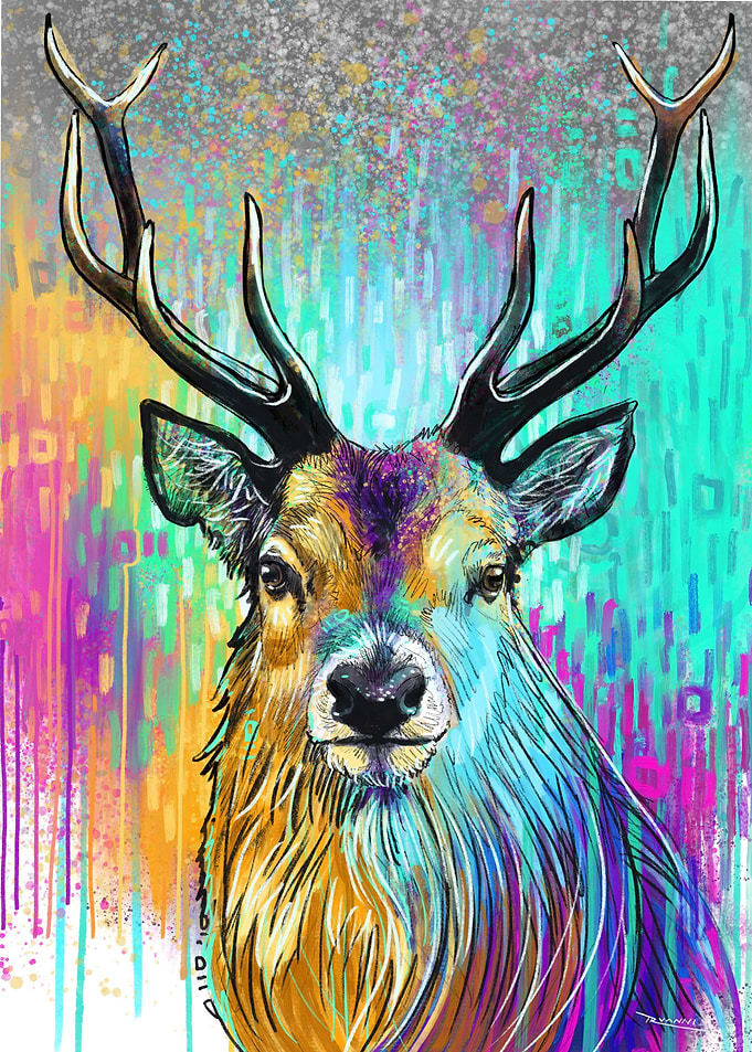 Rainbow Stag