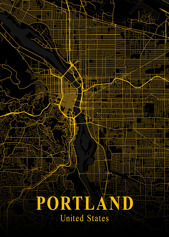 PORTLAND GOLD CITY MAP