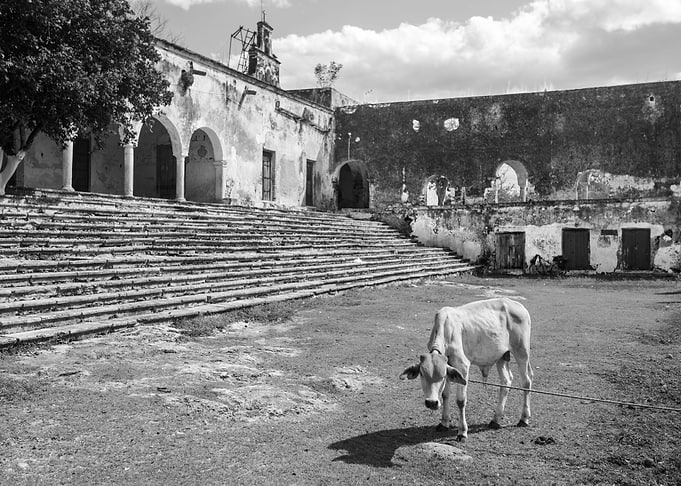 Abandoned hacienda