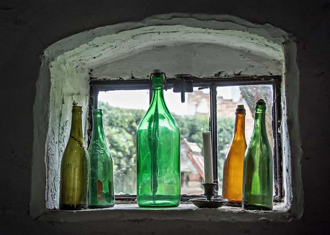 Lighted bottles