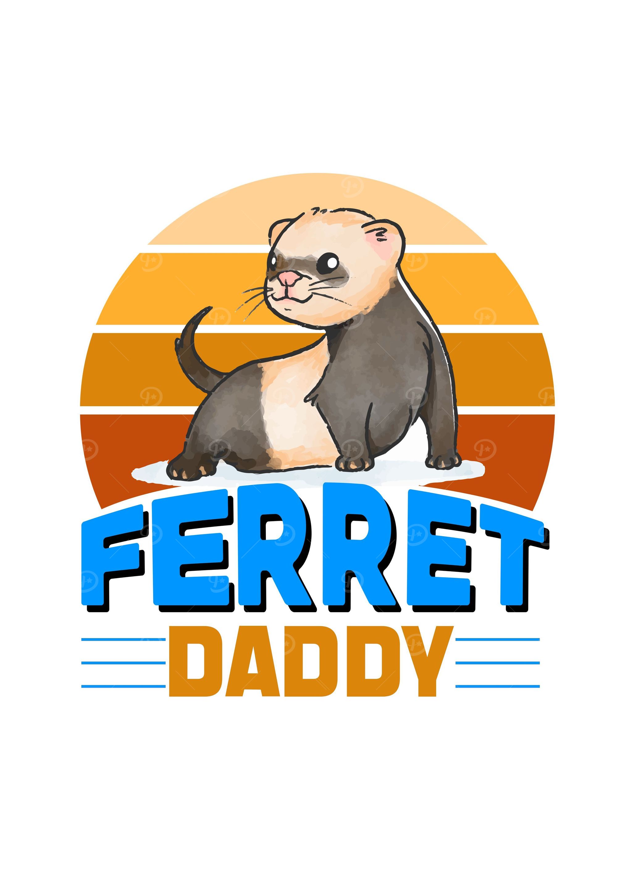 Ferret Daddy Animals Gifts