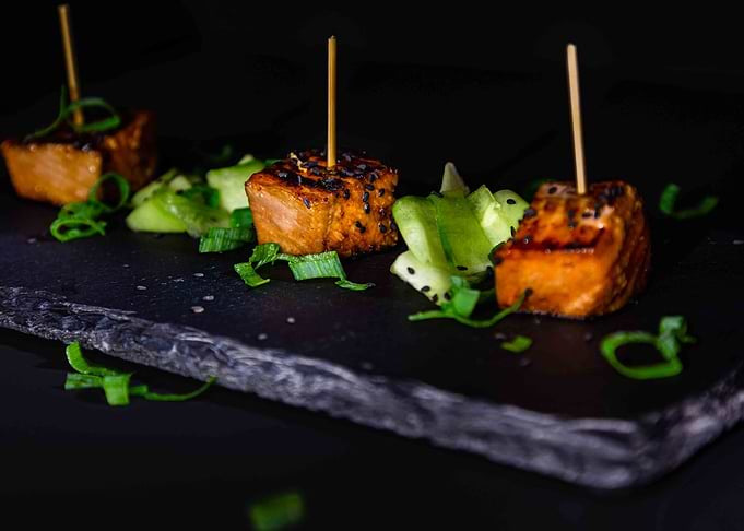 Salmon bites