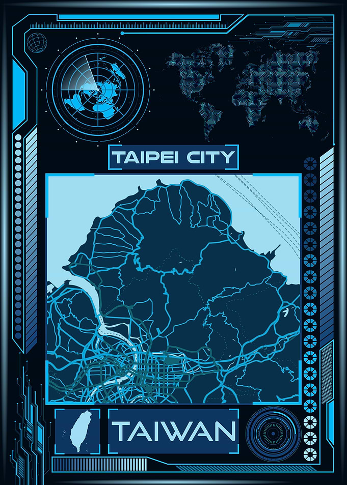 TAIPEI MAP TAIWAN