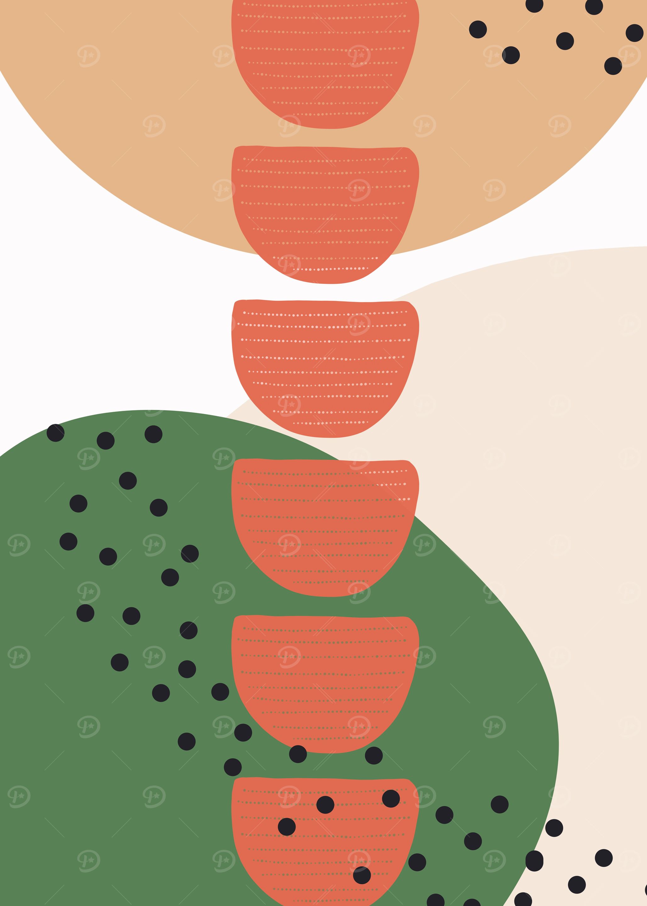 Abstract bold shapes I