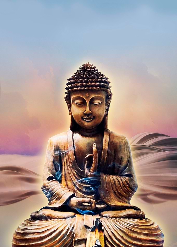 Buddha Glowing