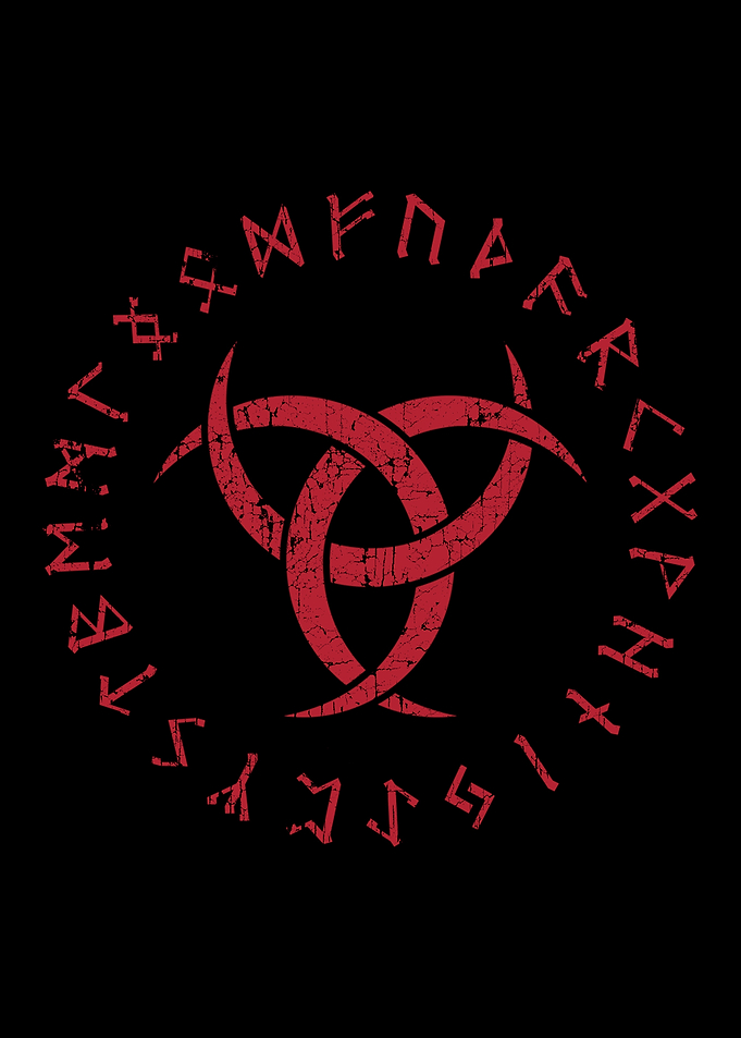 Viking Horn of Odin Runes