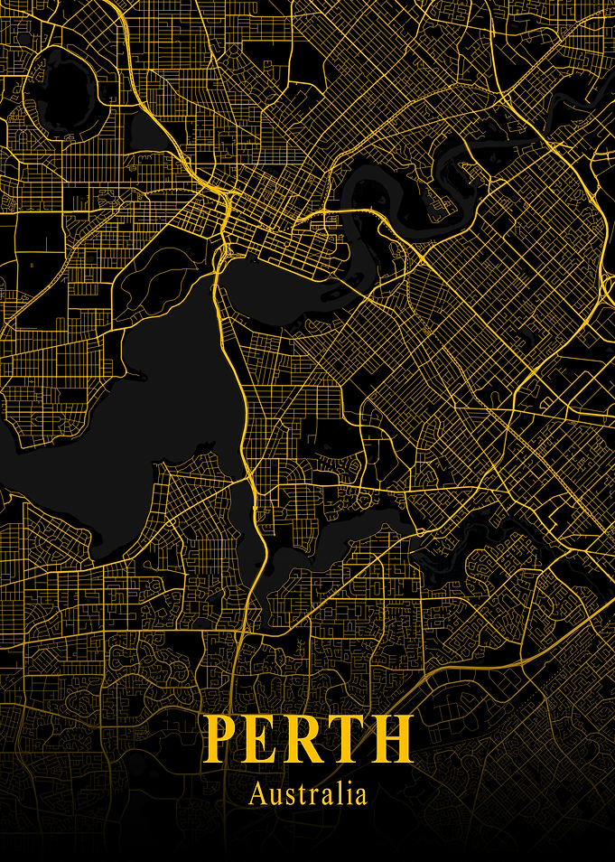 PERTH GOLD CITY MAP
