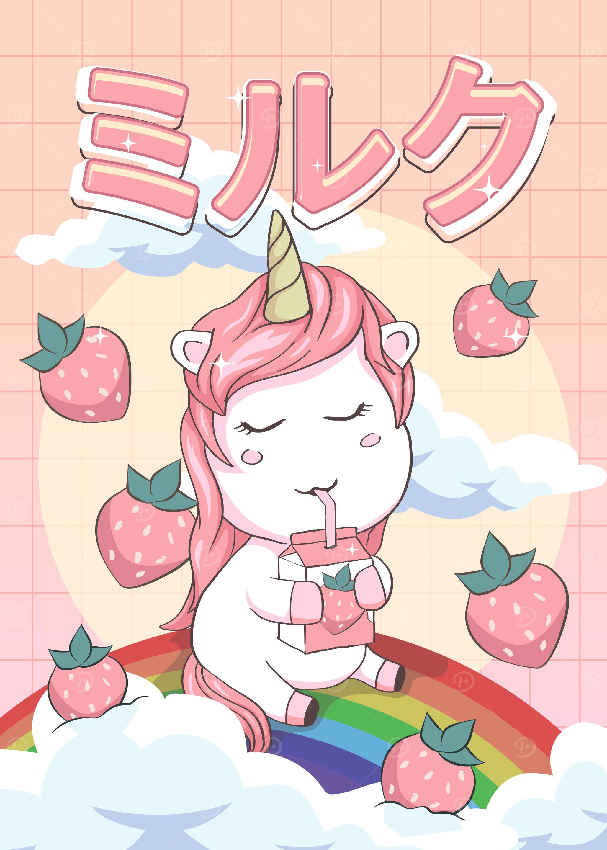 Japanese Kawaii Unicorn