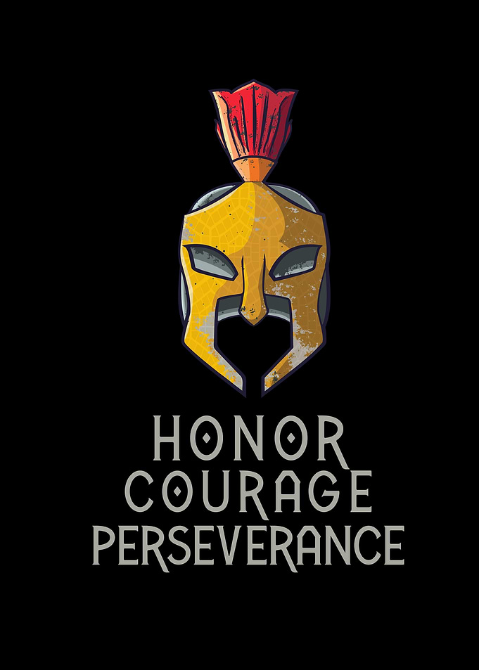 Spartan Honor Courage