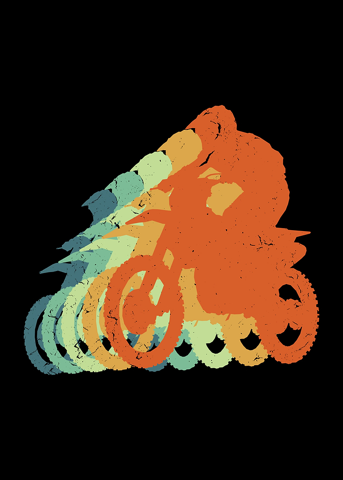 Motocross Cool Retro
