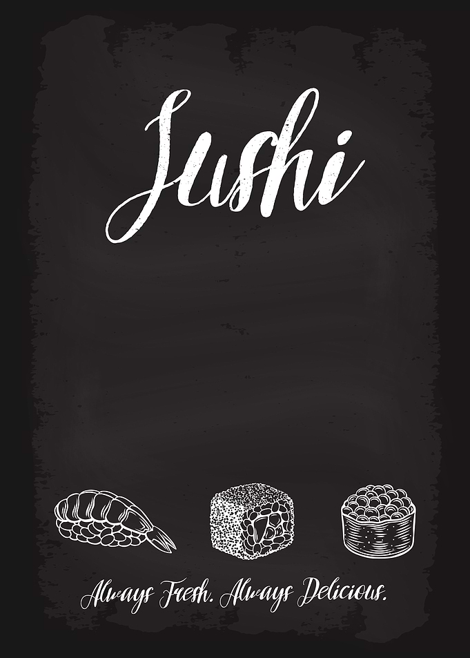 Sushi Menu Fresh Delicious