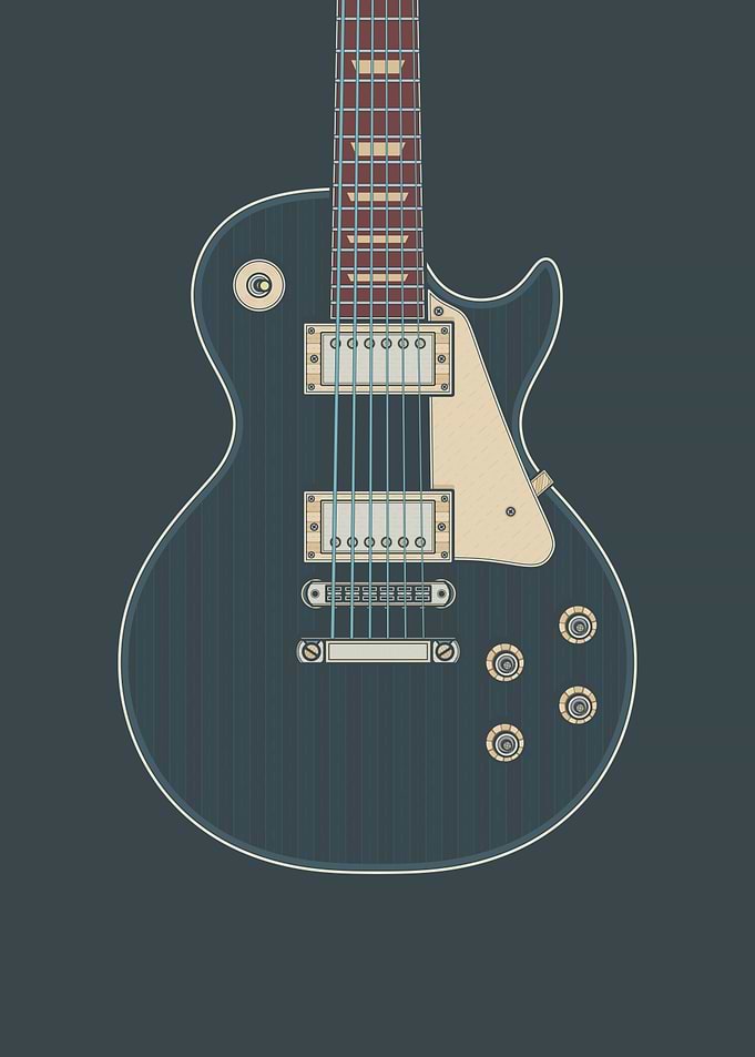 Rock Standard Dark Guitar