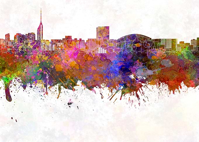 Fukuoka skyline