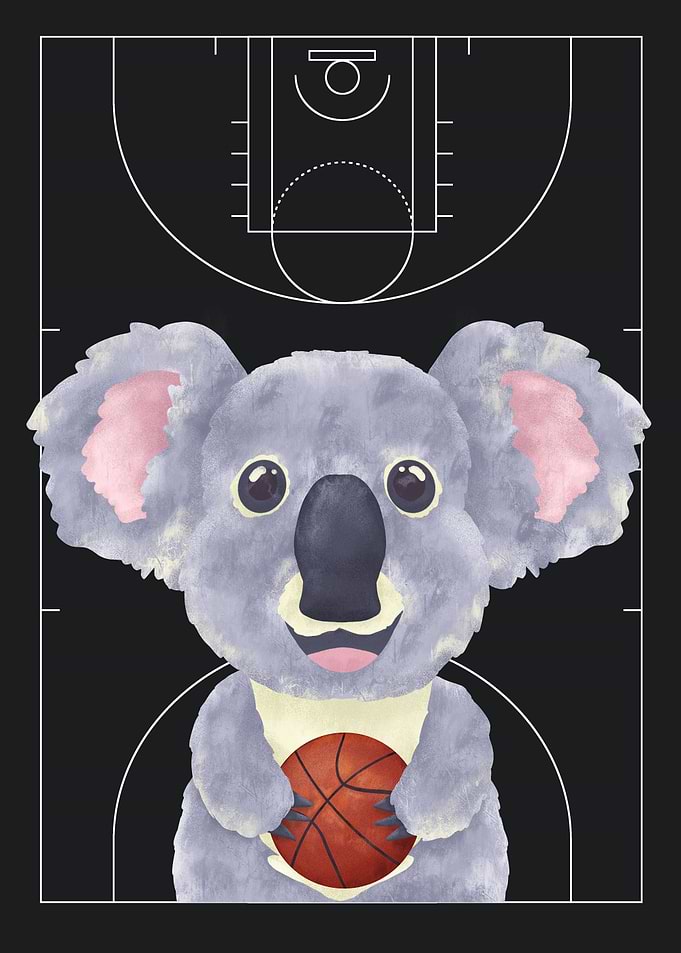 Koala Basketball Player