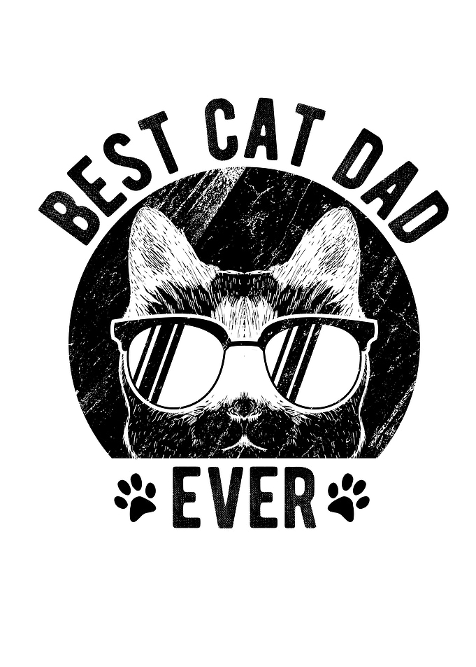 Best Cat Dad Ever Bad Ass
