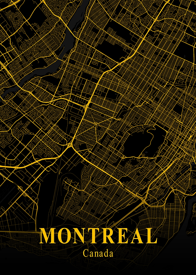 MONTREAL GOLD CITY MAP