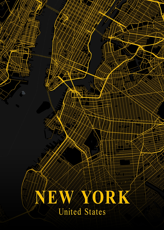 NEW YORK GOLD CITY MAP