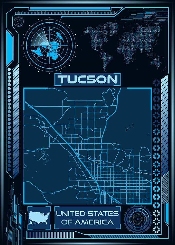 TUCSON MAP USA