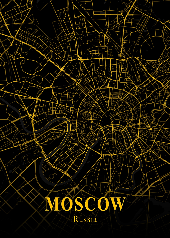 MOSCOW GOLD CITY MAP