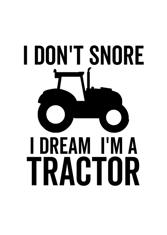 I Dont Snore I Dream Im