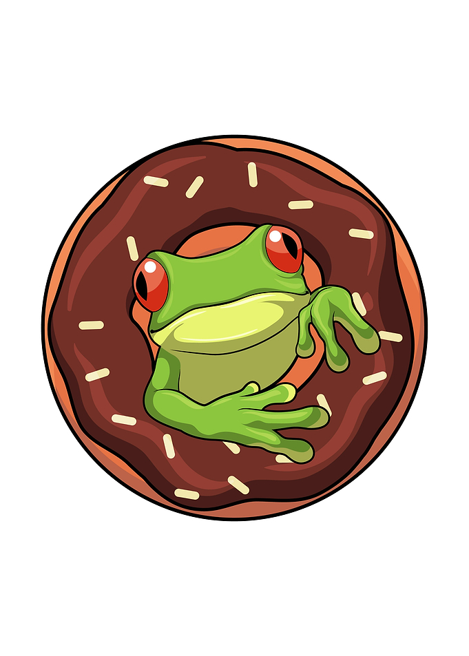 Frog Donut