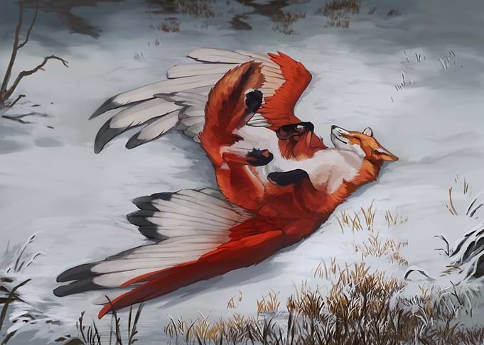 Sleepy Fox
